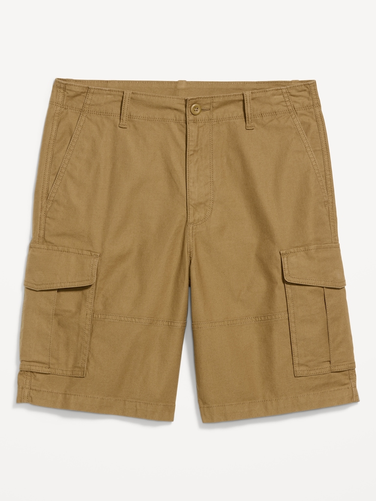 90's Loose Lived-In Cargo Shorts -- 10-inch inseam