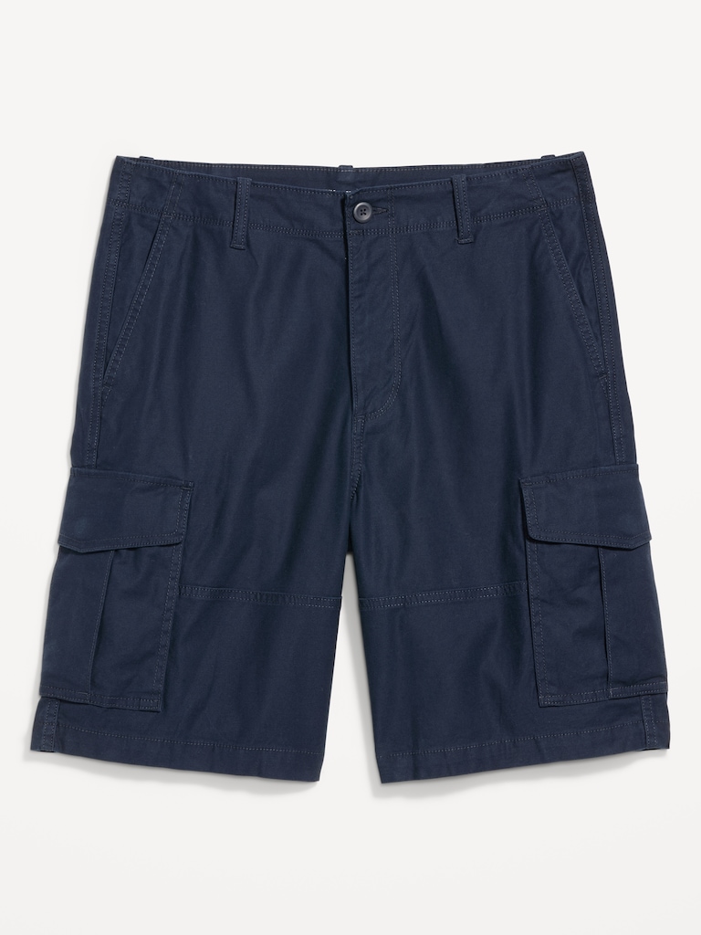 90's Loose Lived-In Cargo Shorts -- 10-inch inseam