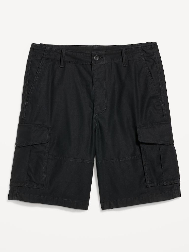 90's Loose Lived-In Cargo Shorts -- 10-inch inseam