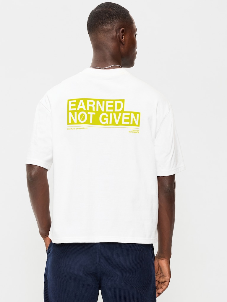 Heavyweight Graphic Cropped T-Shirt