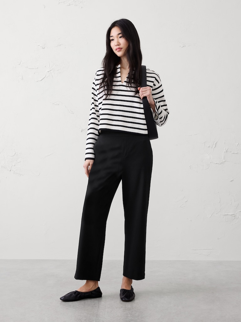Hayden Straight High-Rise Ankle Pant