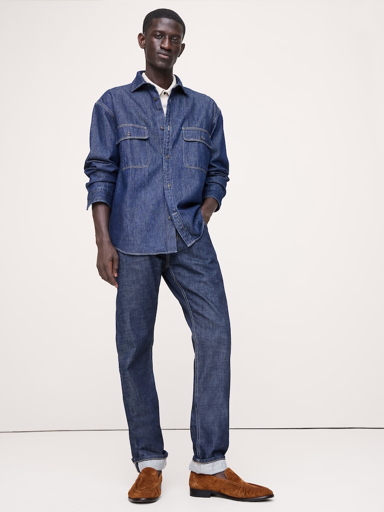 Suede Moc-Toe Loafer