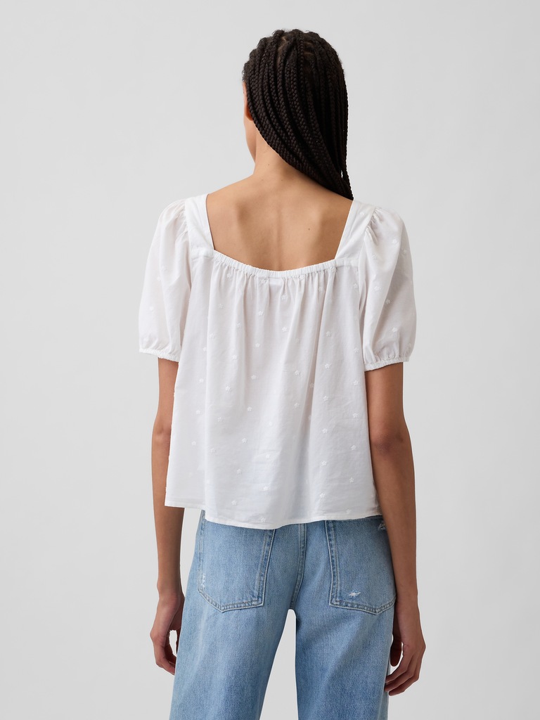 Relaxed Tie-Front Top