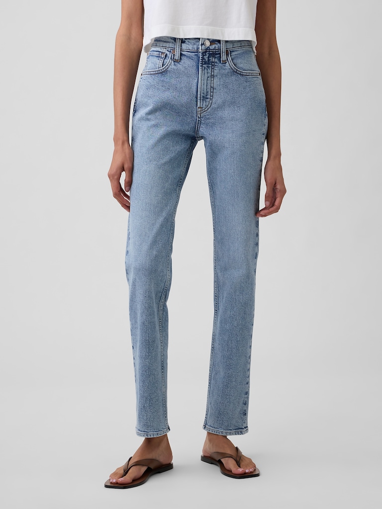 High Rise '90s Straight Jeans
