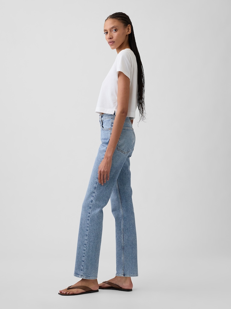 High Rise '90s Straight Jeans