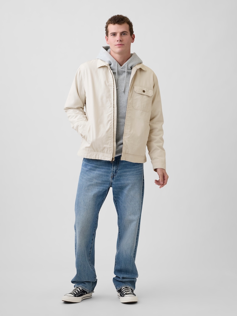 Relaxed Ripstop Utility Jacket
