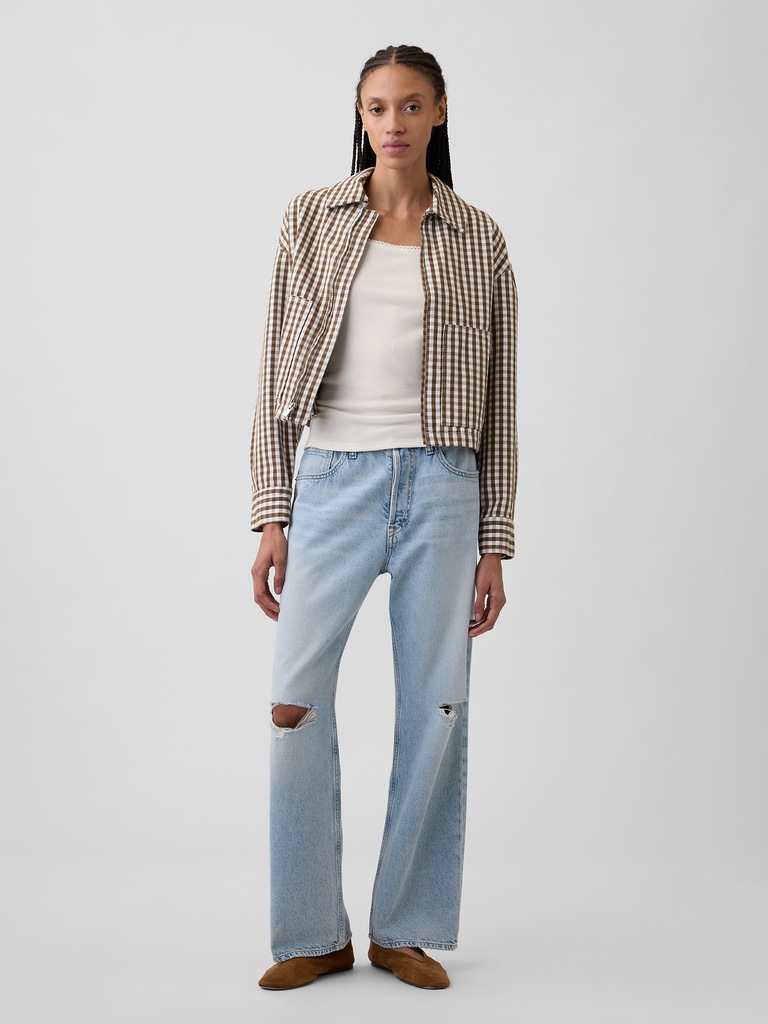 Ribbed Squareneck Top