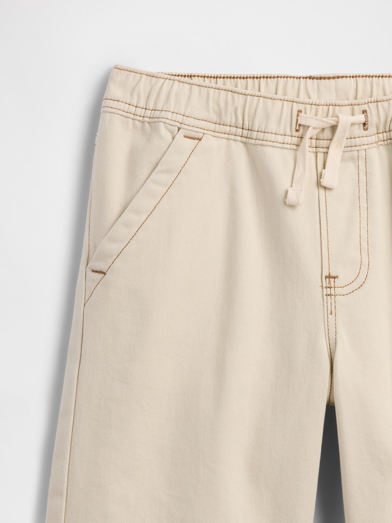 Kids Pull-On Loose Denim Shorts