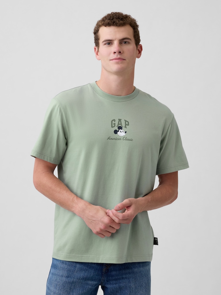 Gap × Disney Mickey Mouse Everyday Soft Relaxed Logo T-Shirt