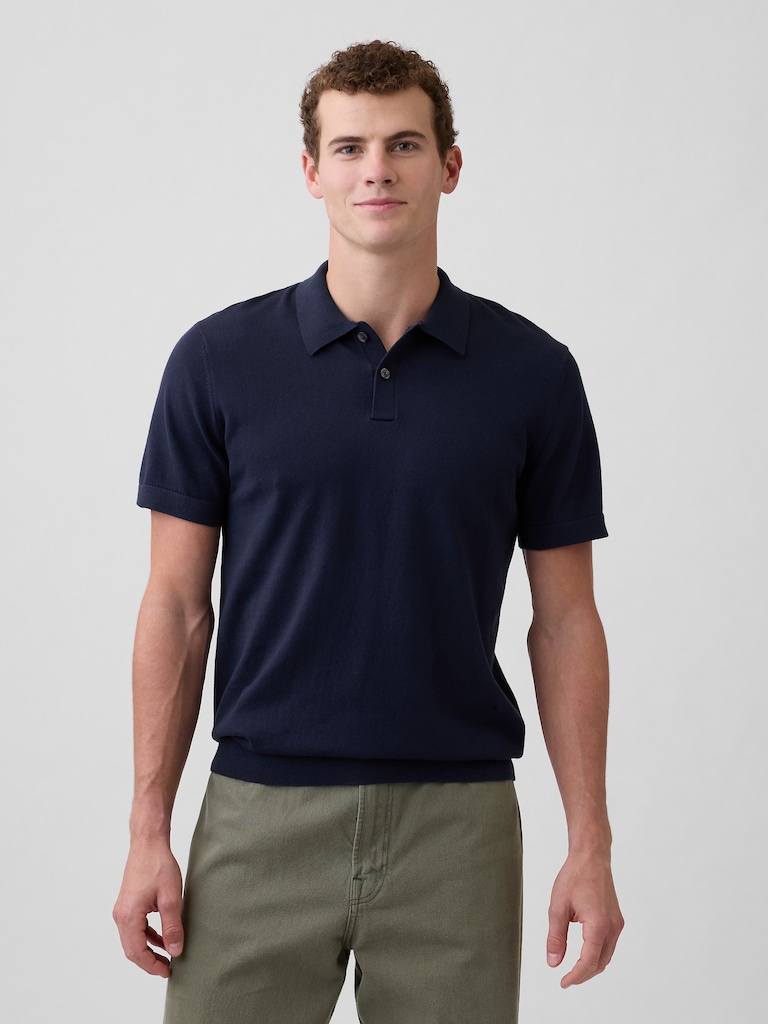 Sweater Polo Shirt