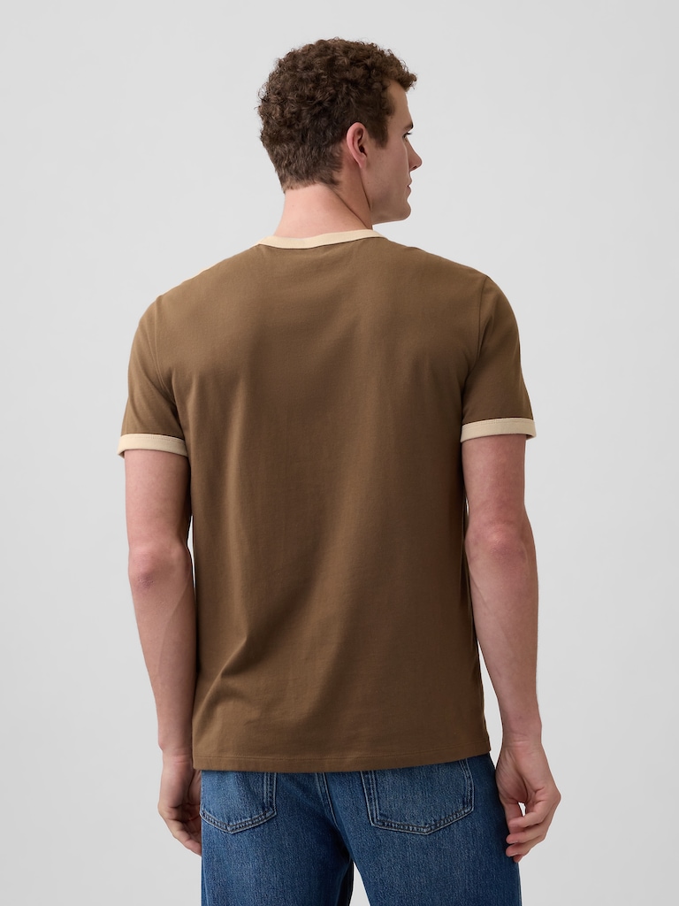 Everyday Soft Ringer Pocket T-Shirt