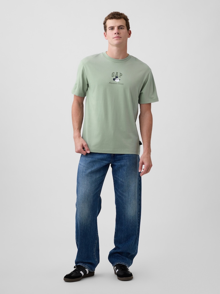 Gap × Disney Mickey Mouse Everyday Soft Relaxed Logo T-Shirt