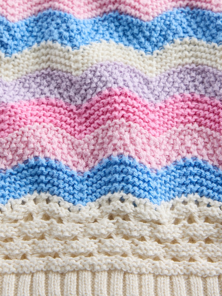 Kids Pull-On Crochet Sweater Skirt