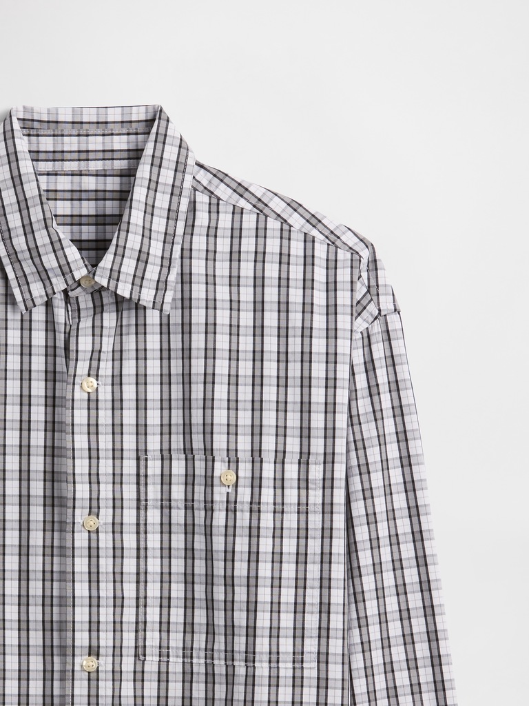 Poplin Shirt in Boxy Fit