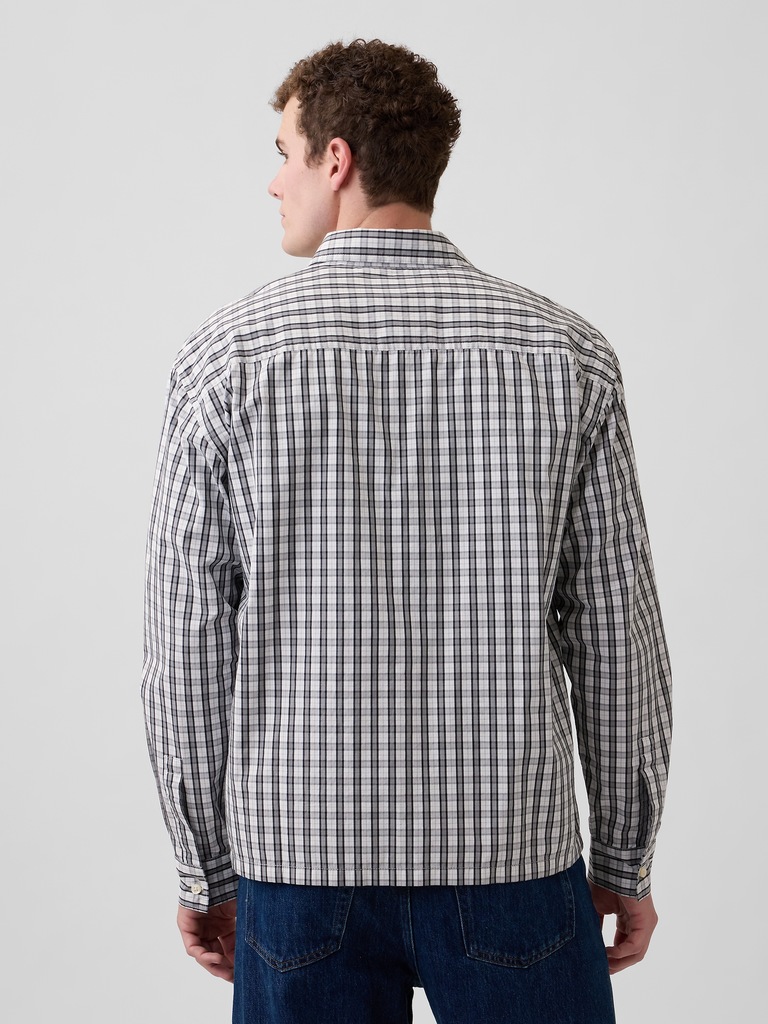 Poplin Shirt in Boxy Fit