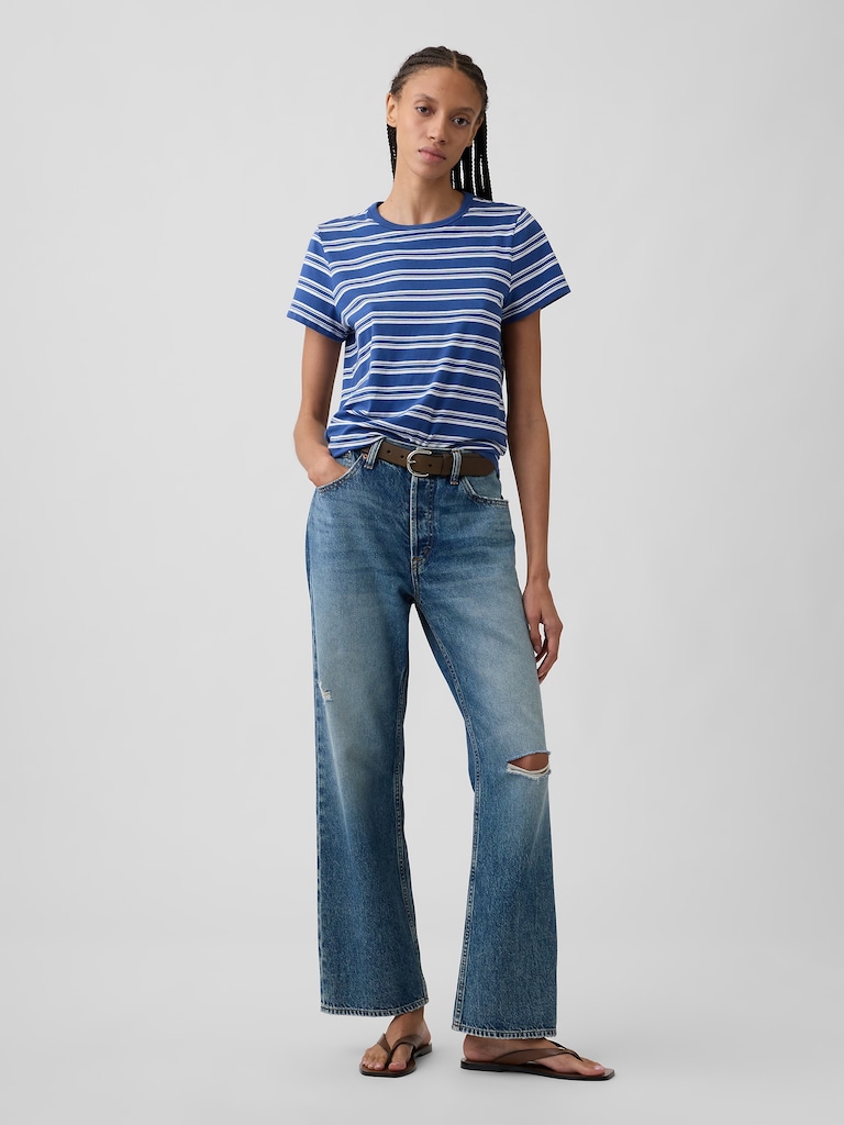 Favorite Stripe Crewneck T-Shirt