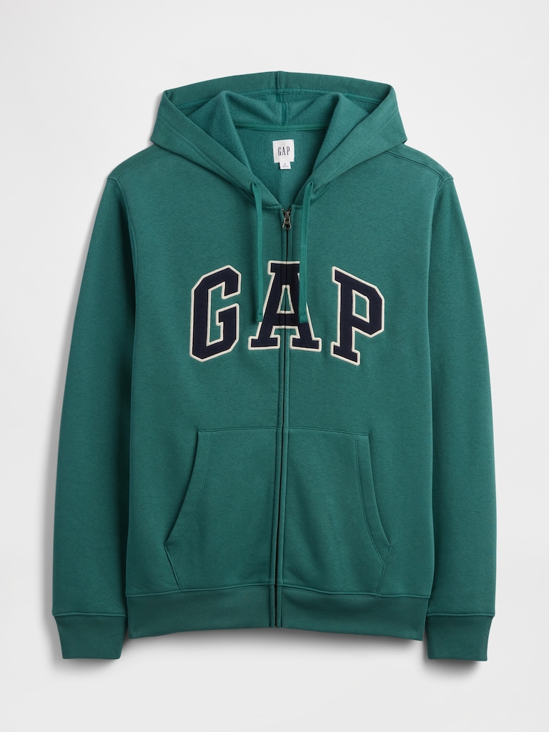 Adult Relaxed Gap Logo Zip Hoodie