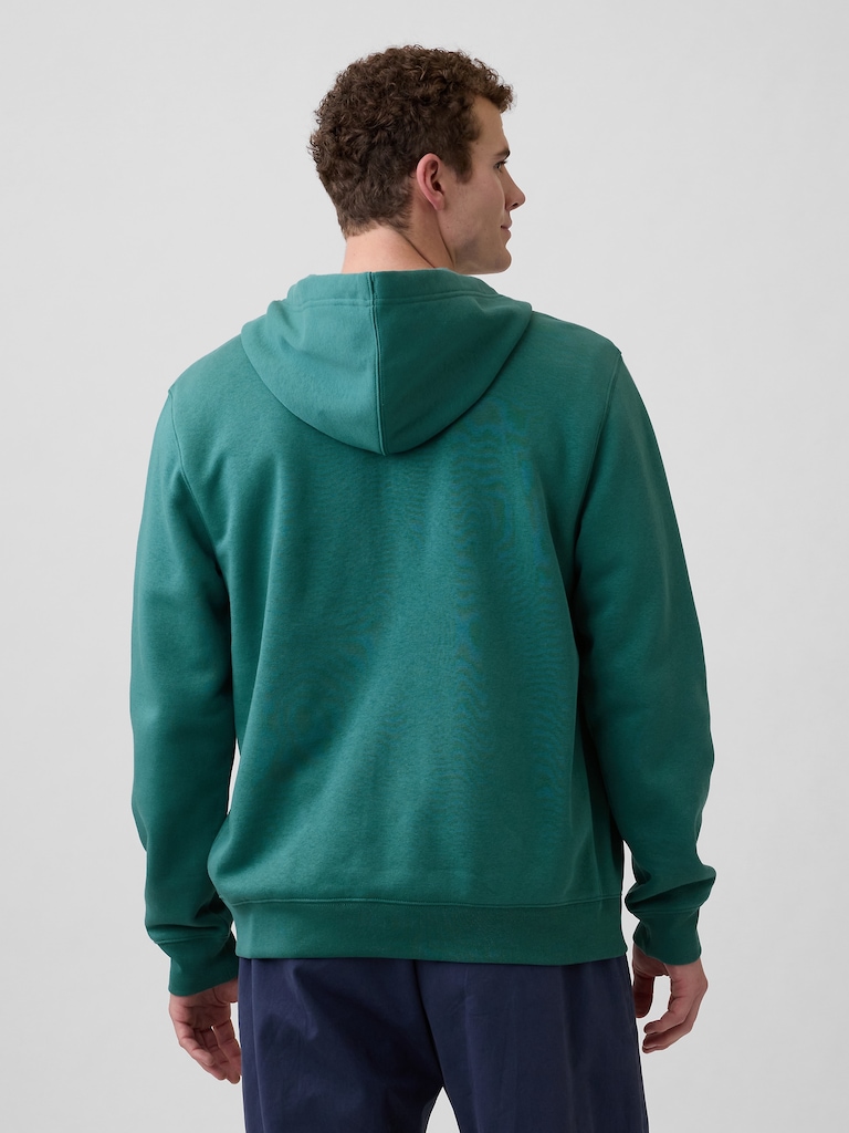 Adult Relaxed Gap Logo Zip Hoodie