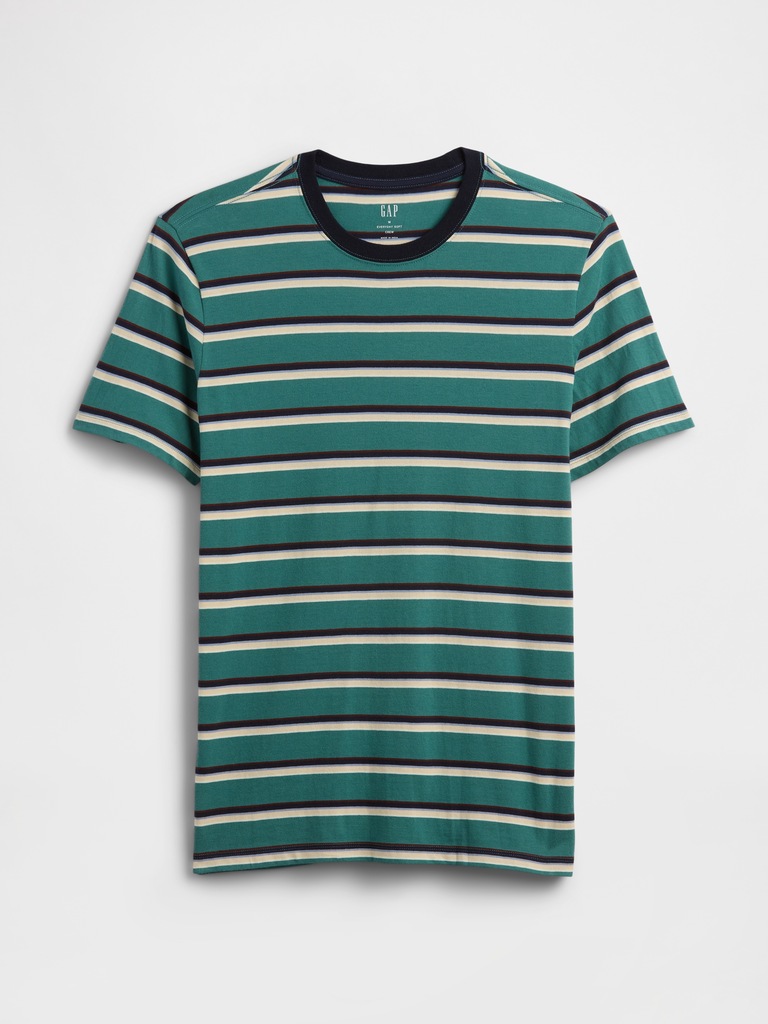 Everyday Soft Stripe Crewneck T-Shirt