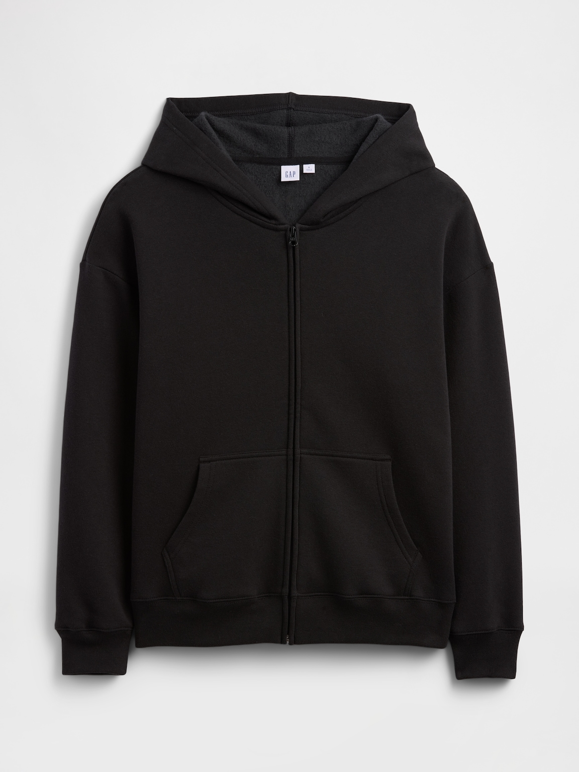 Oversized Fleece Zip Hoodie