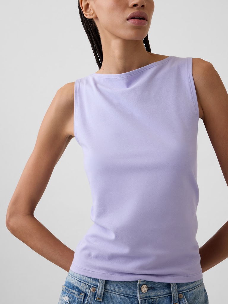 Boatneck Tank Top