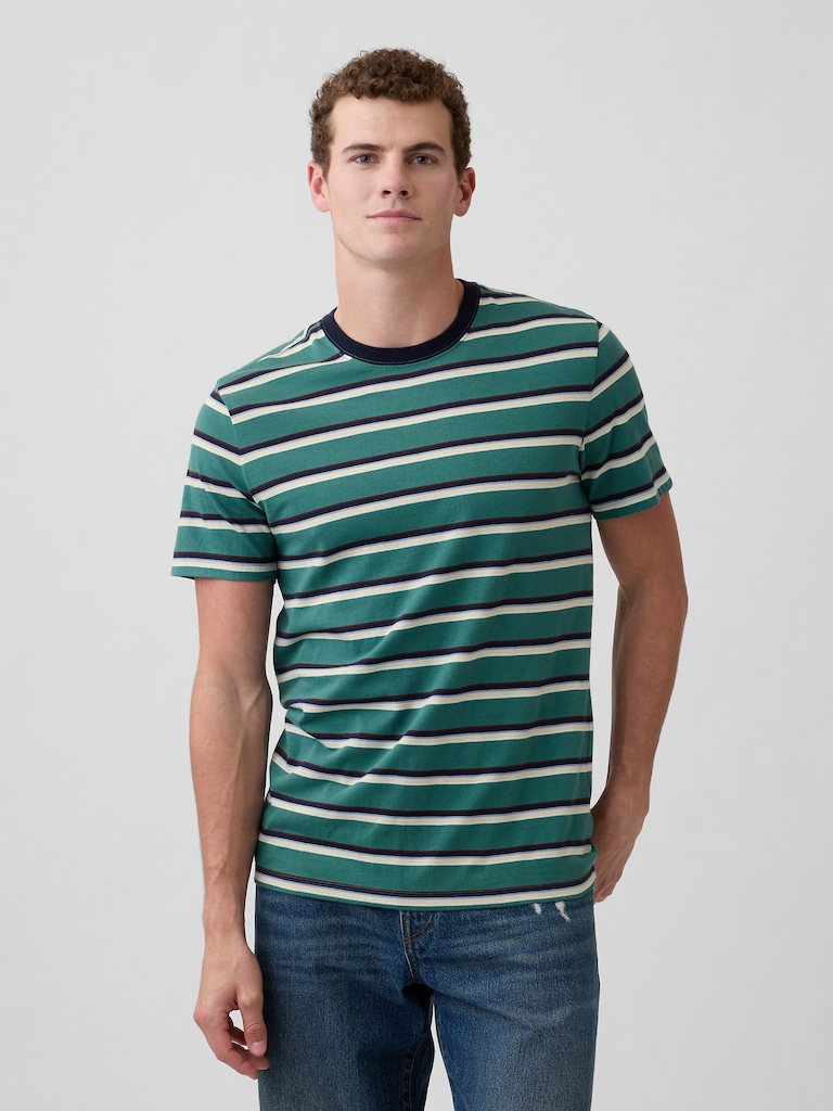 Everyday Soft Stripe Crewneck T-Shirt