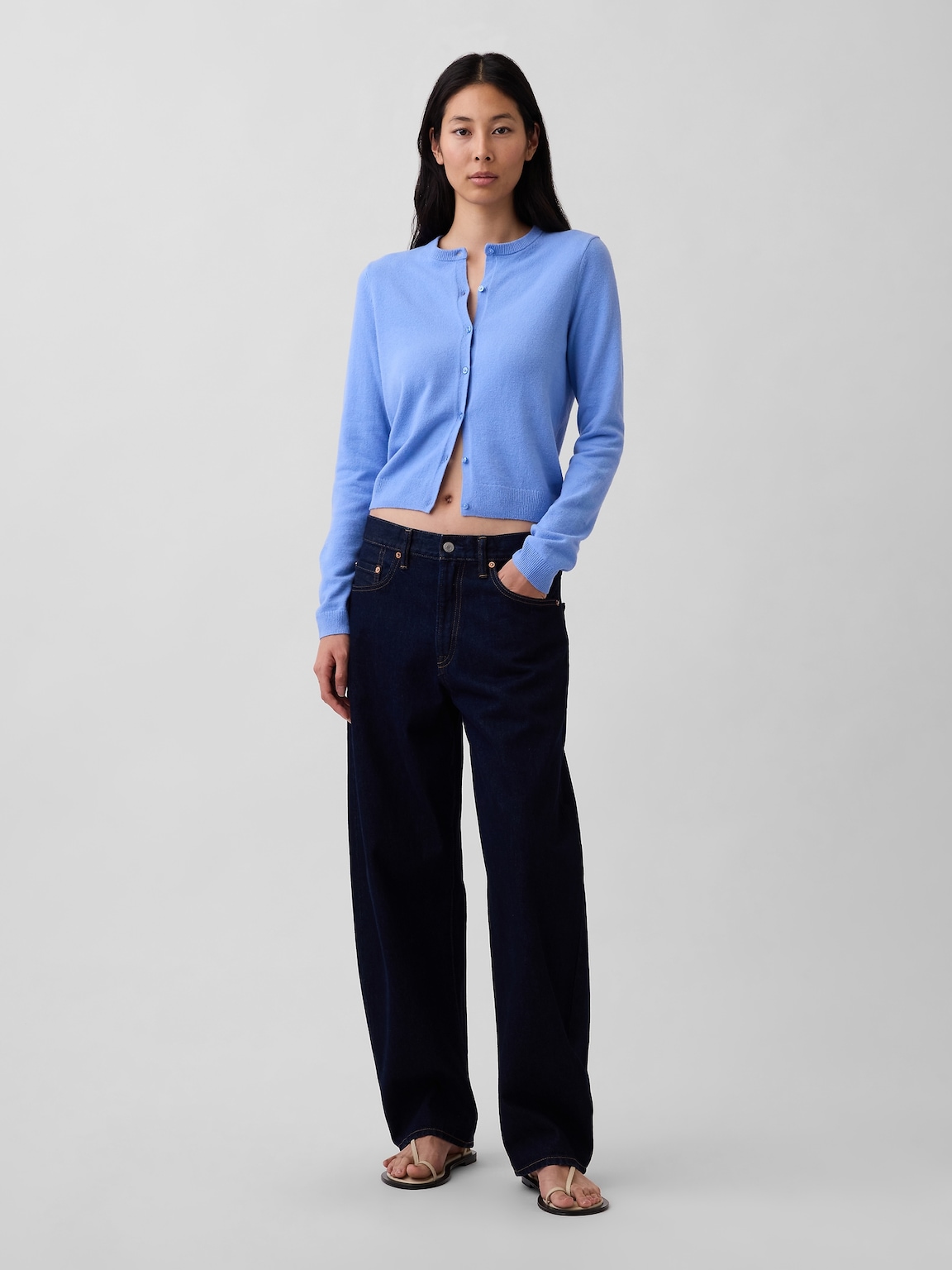 CashSoft Crop Cardigan