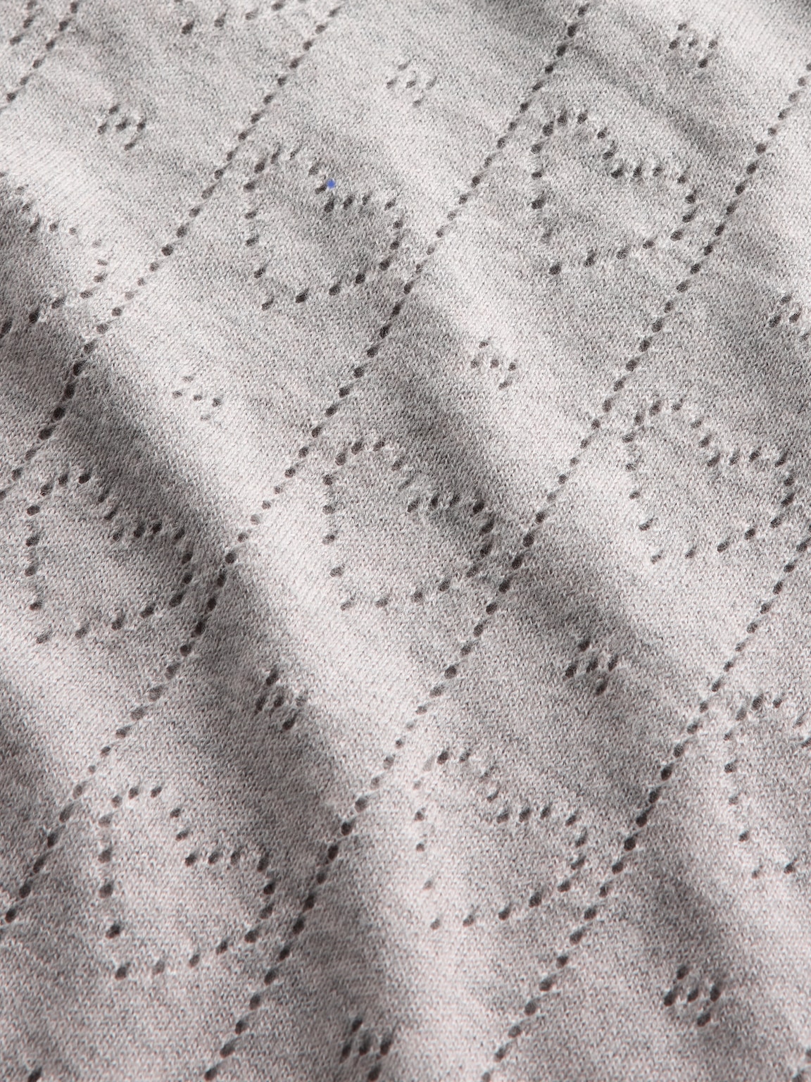 Lightweight CashSoft Pointelle Heart PJ Top