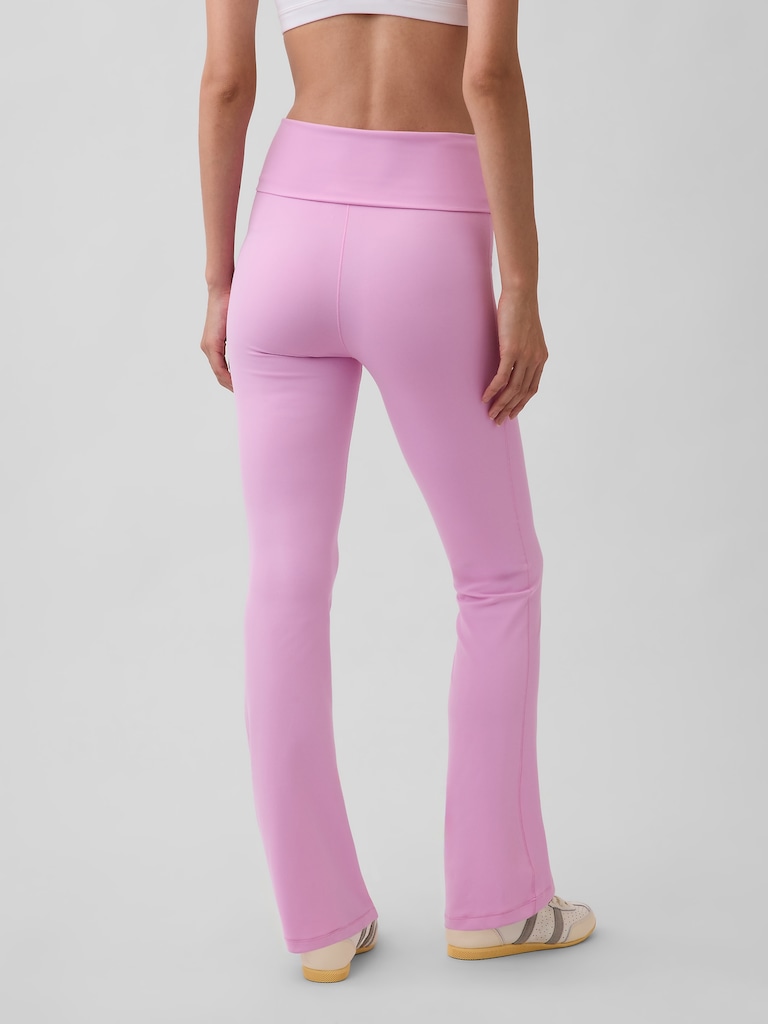 GapFit Smooth Foldover Mini Flare Leggings