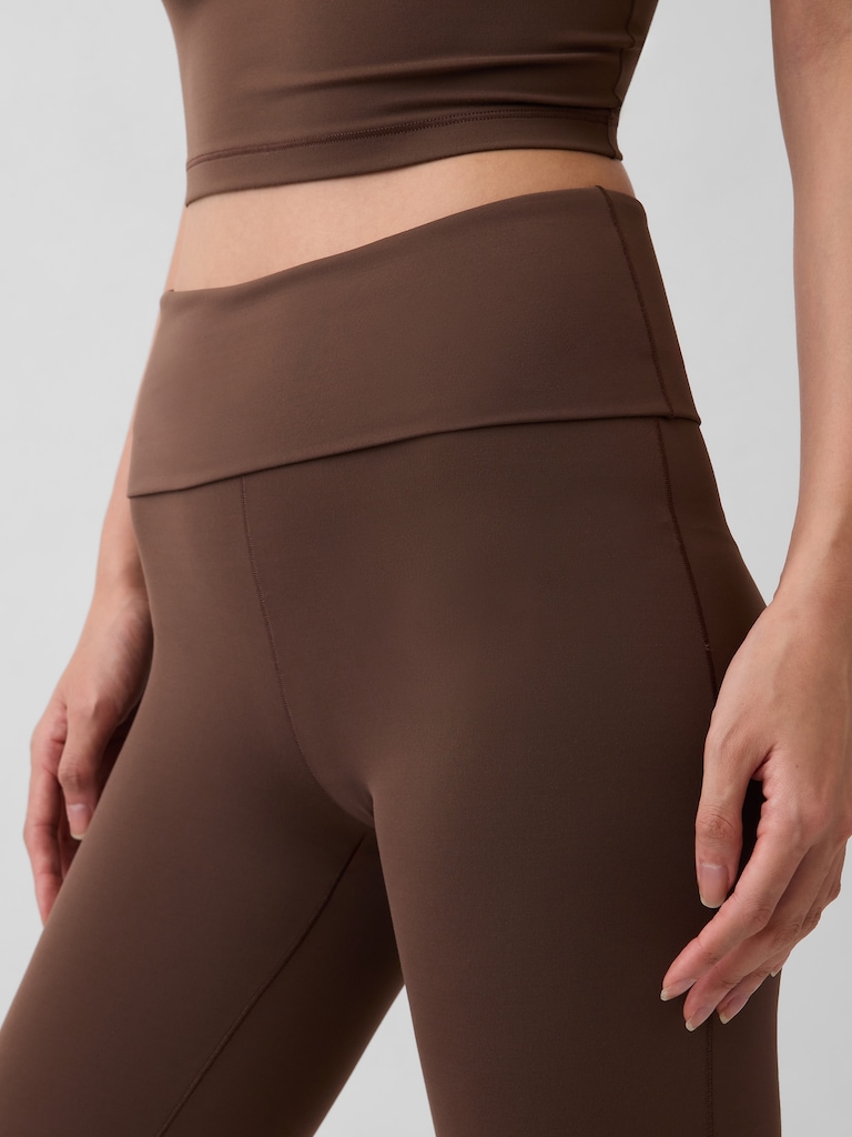 GapFit Smooth Foldover Mini Flare Leggings