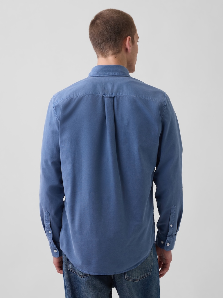 Plaid Oxford Button-Down Shirt