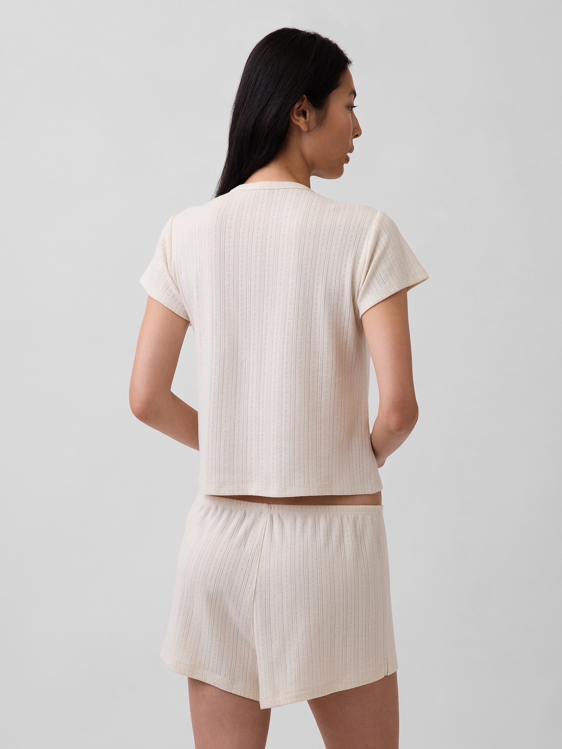 Pointelle PJ T-Shirt