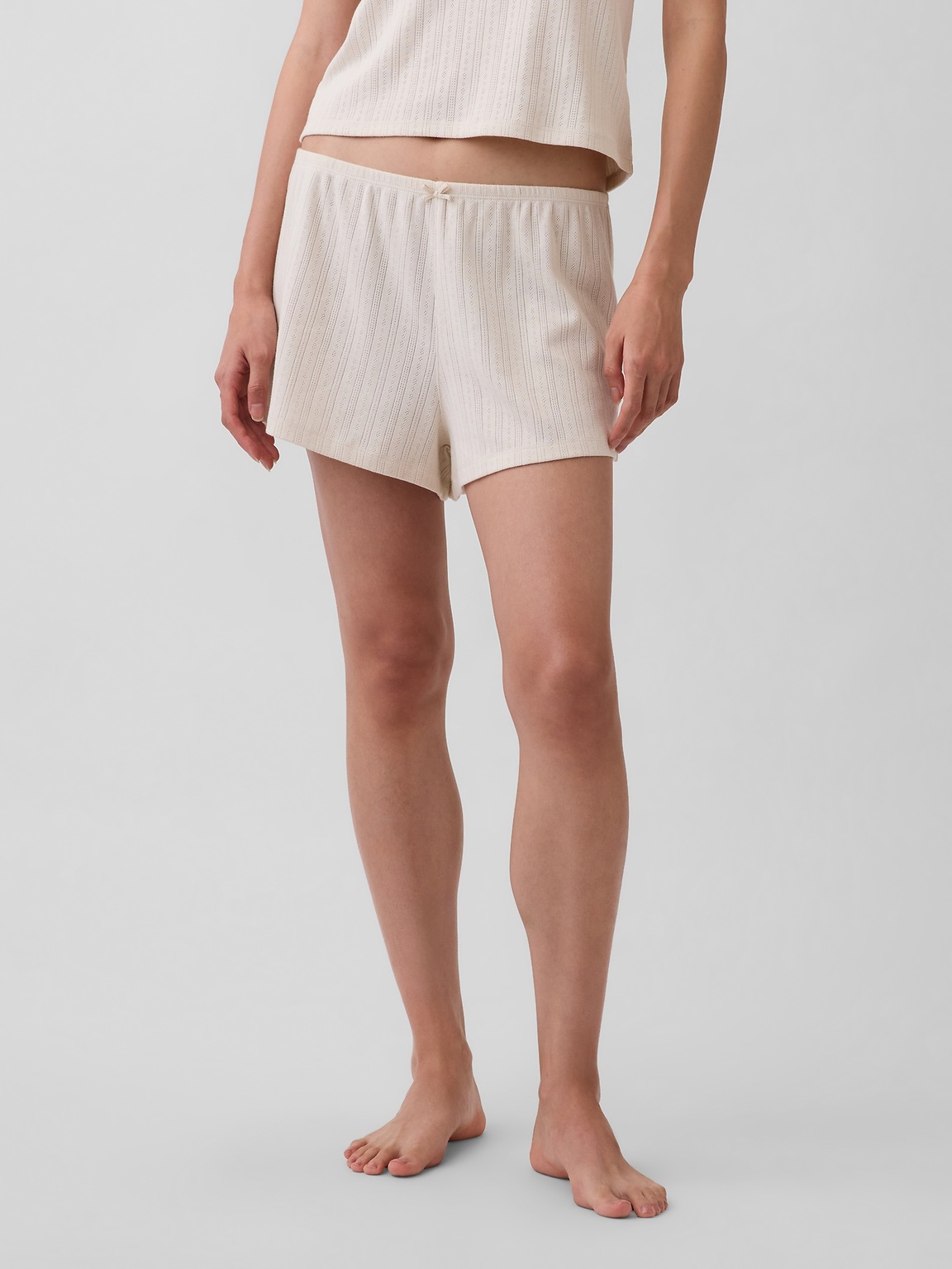 Pointelle PJ Shorts