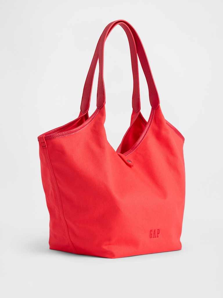 Canvas Slouchy Tote Bag
