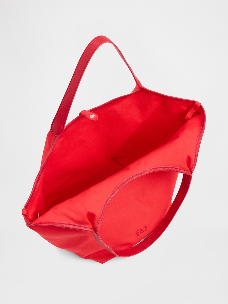 Canvas Slouchy Tote Bag