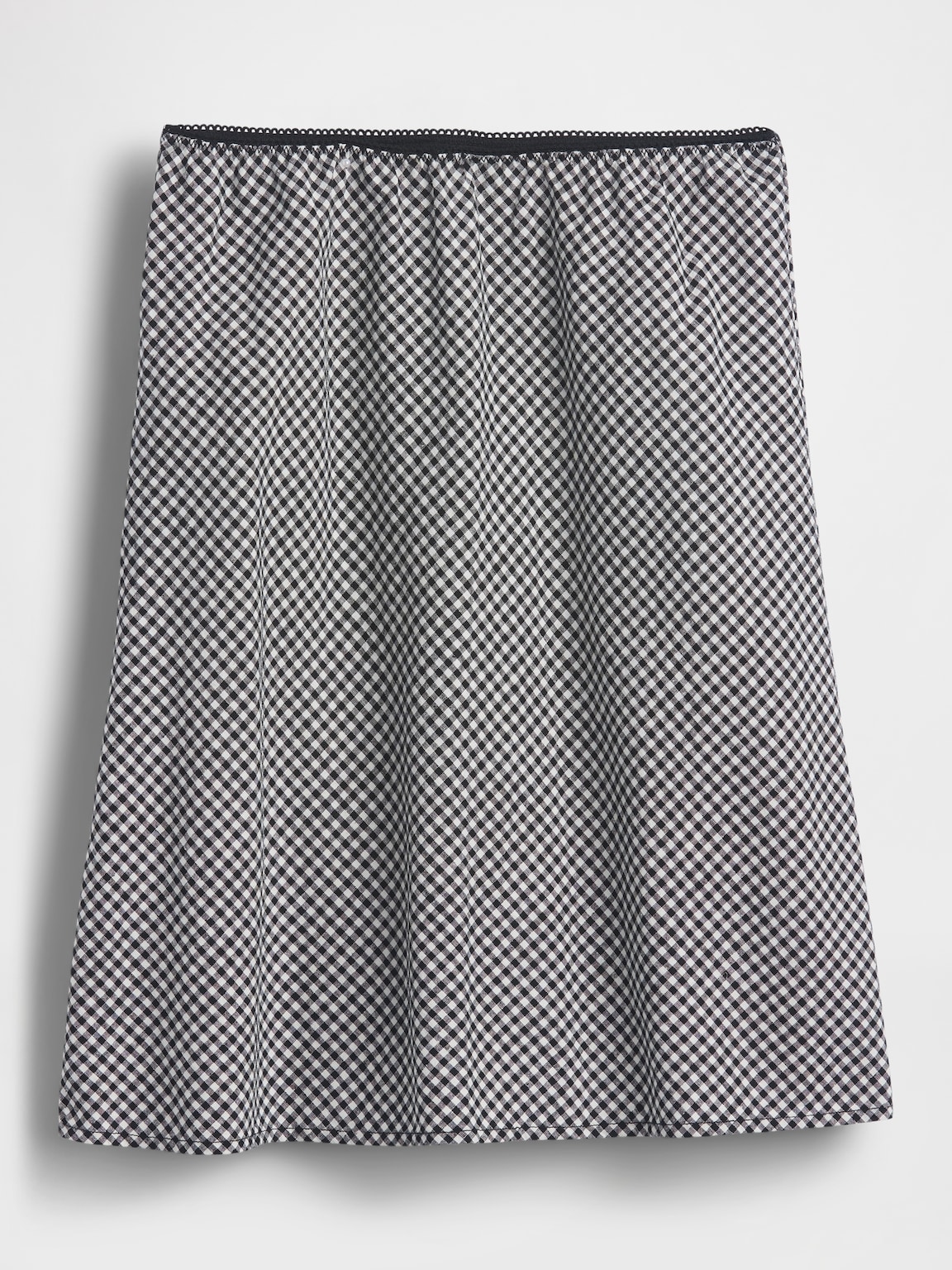 Linen-Blend Bias-Cut Skirt