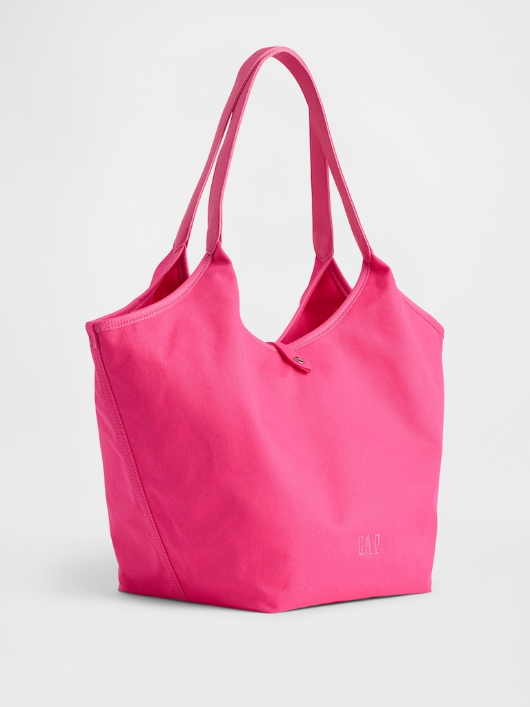 Canvas Slouchy Tote Bag