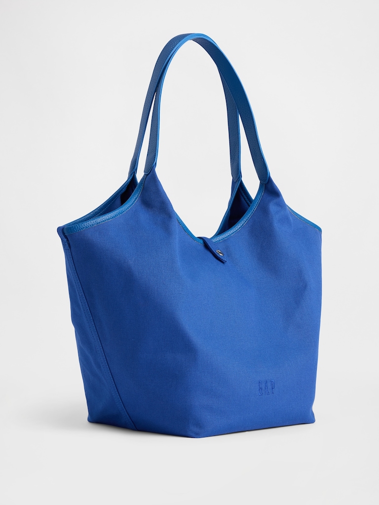 Canvas Slouchy Tote Bag