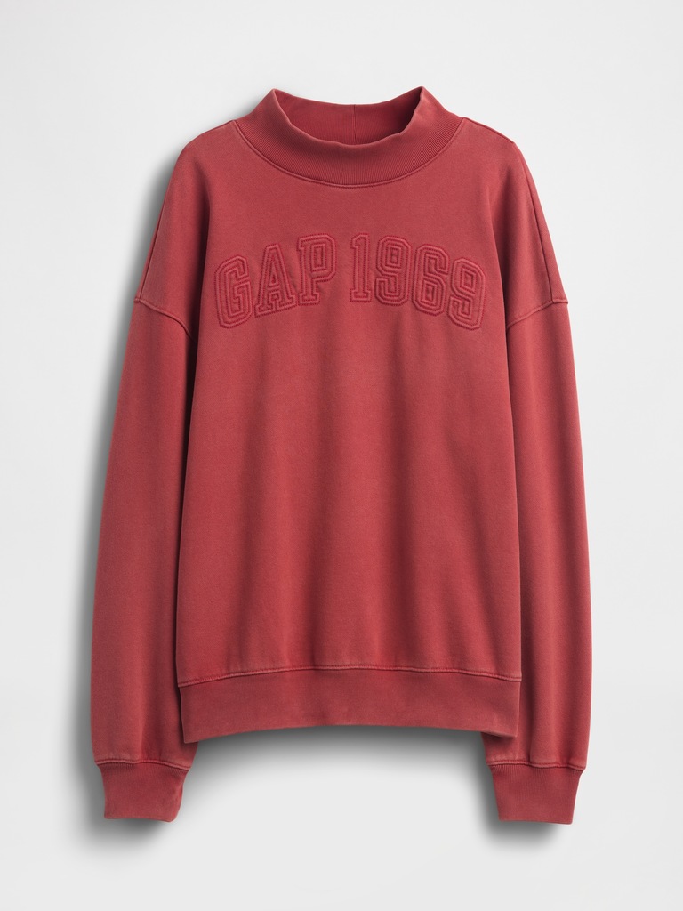 Heavyweight French Terry Oversized Mockneck Sweatshirt