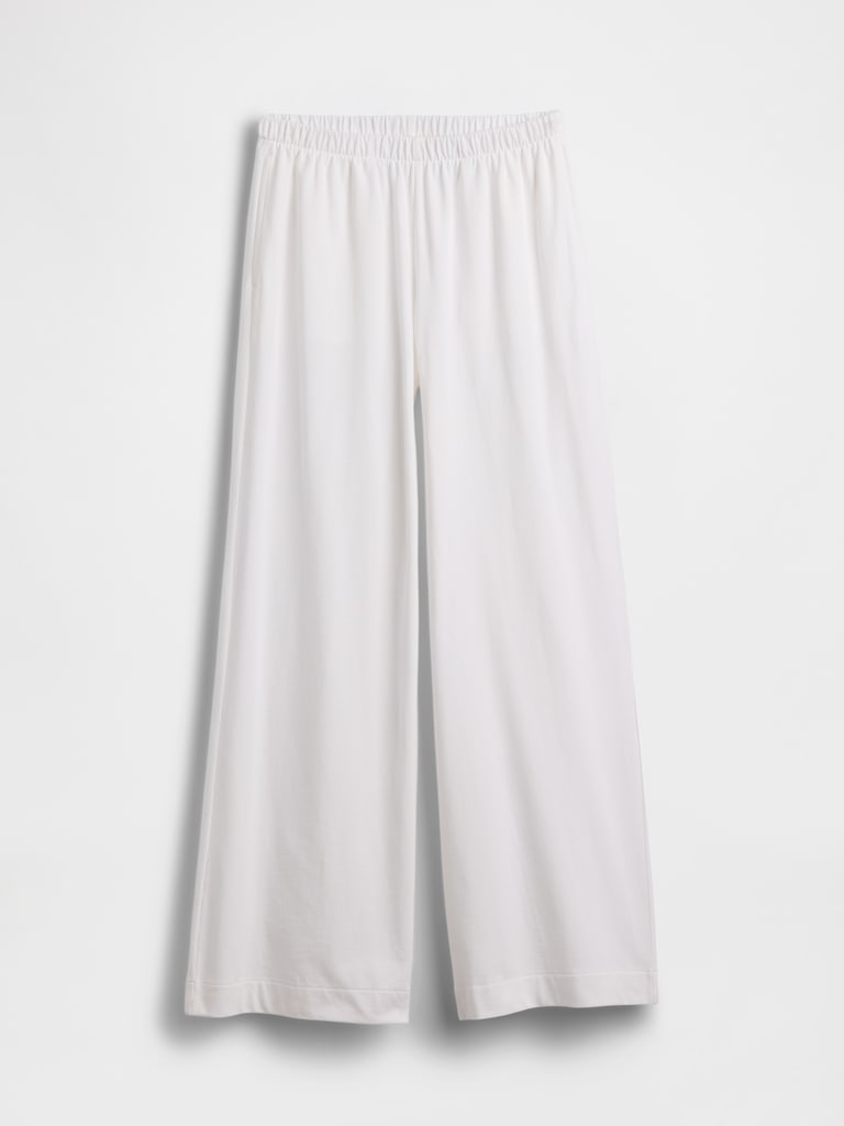 Knit Wide-Leg Pants