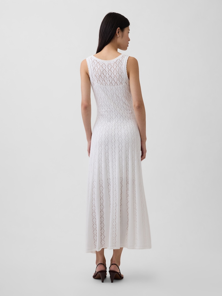 Pointelle Maxi Dress