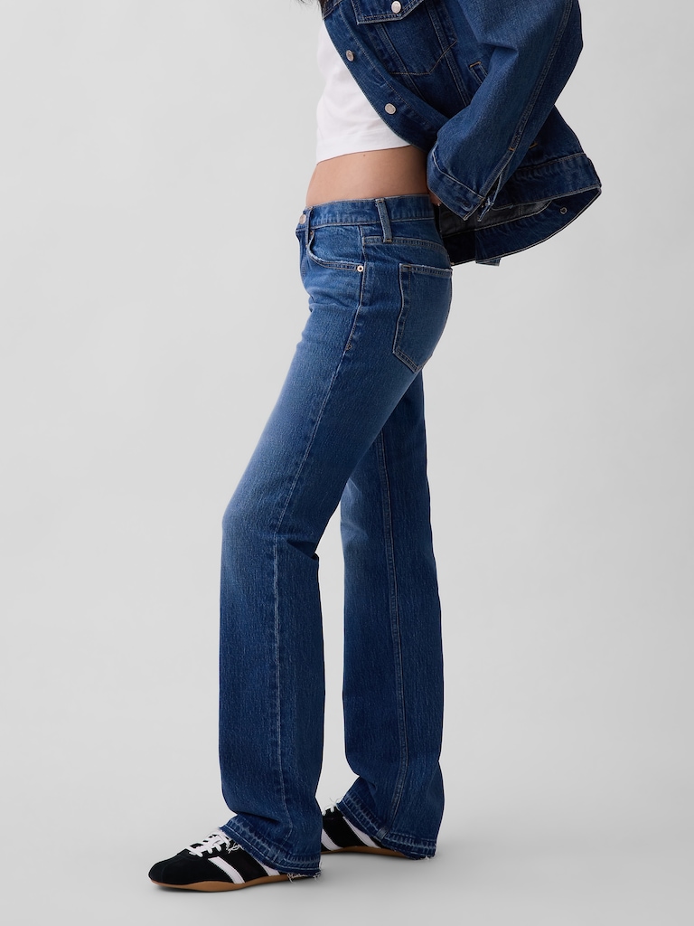 Mid Rise Relaxed Straight Jeans