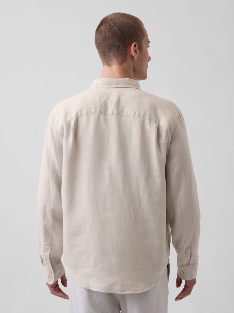 100% Linen Relaxed Shirt