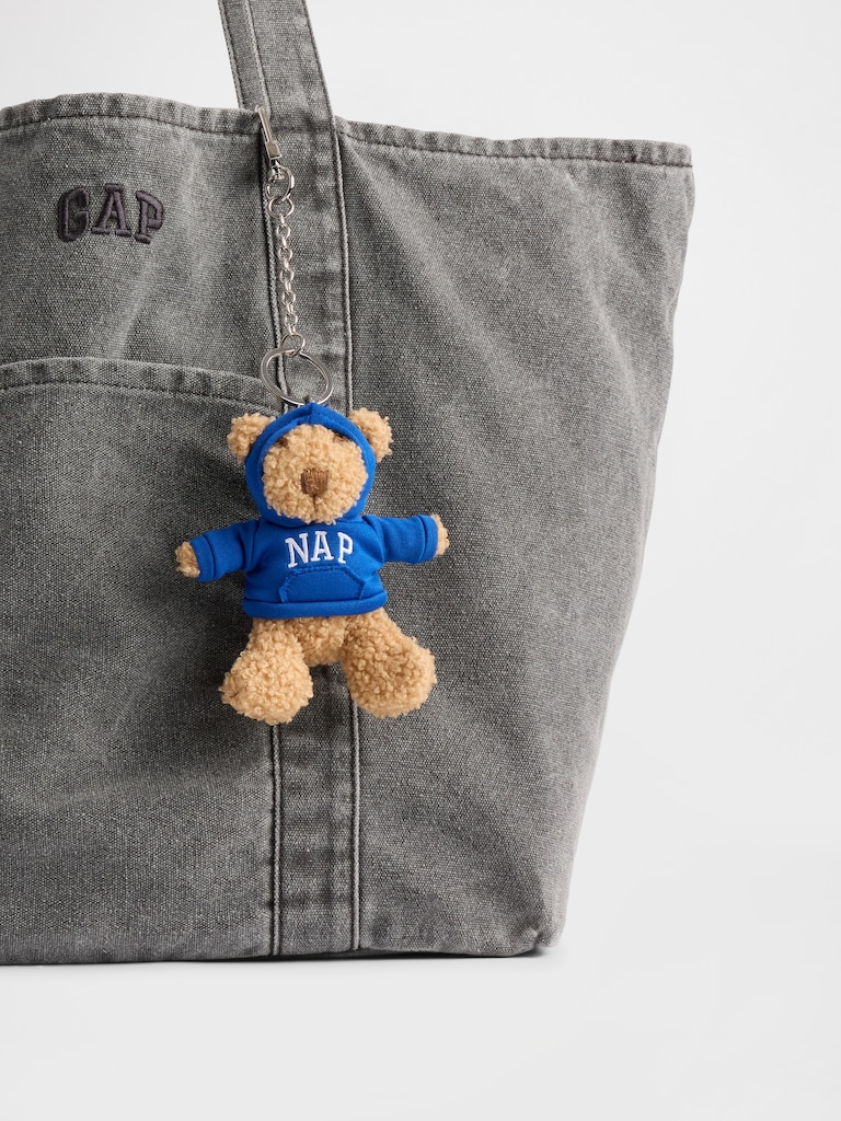 Brannan Bear Nap Hoodie Keychain Charm