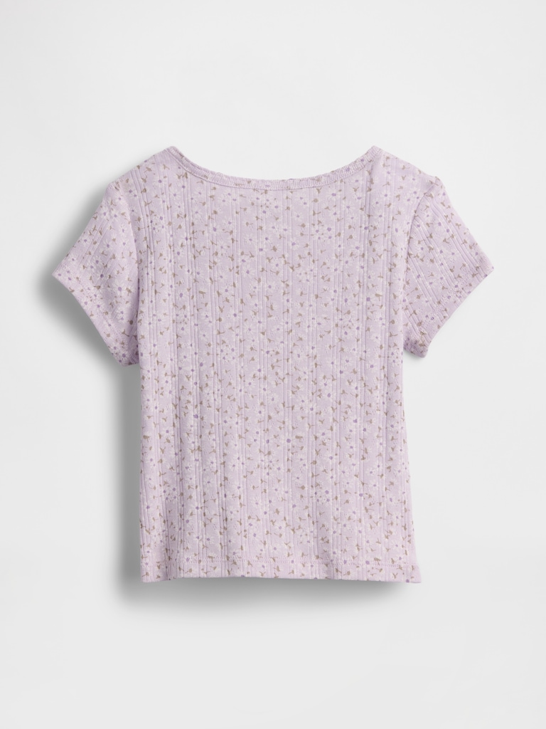 Baby & Toddler Pointelle Rib T-Shirt