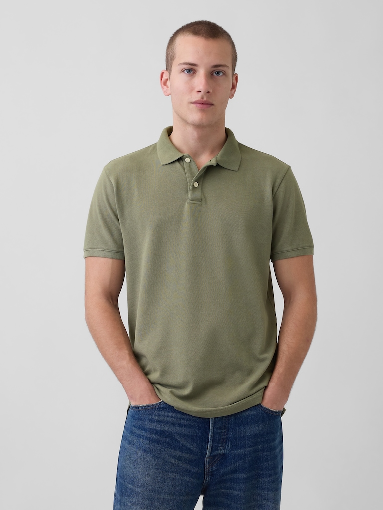 Pique Polo Shirt