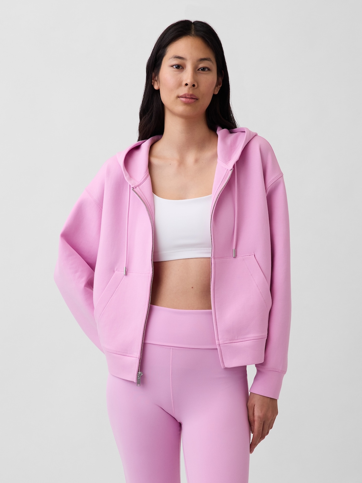 GapFit Oversized Zip Hoodie