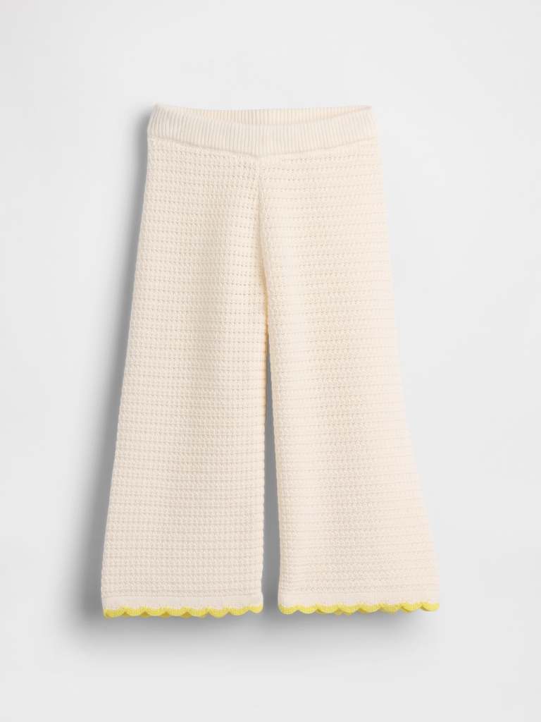 Baby & Toddler Crochet Wide-Leg Pants