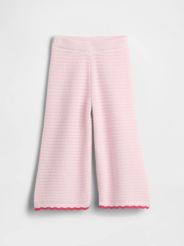 Baby & Toddler Crochet Wide-Leg Pants