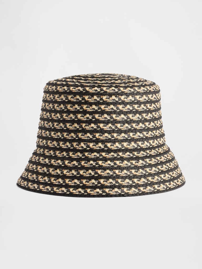 Straw Bucket Hat